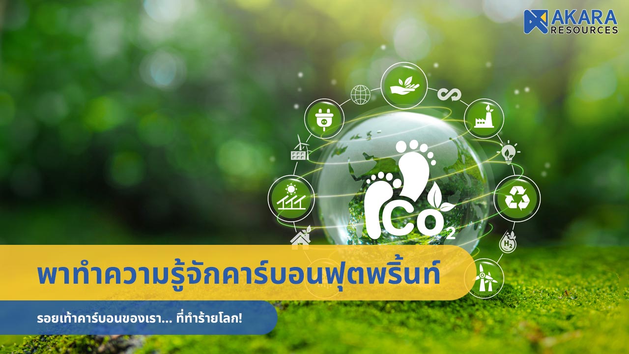 ทำความรู้จักคาร์บอนฟุตพริ้นท์ รอยเท้าคาร์บอนของเรา